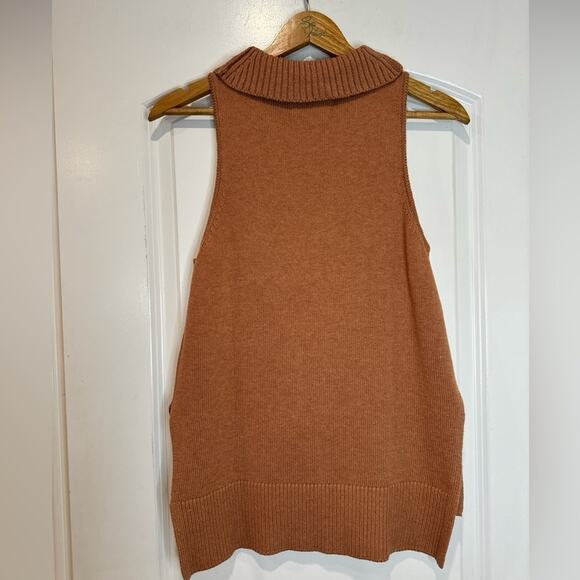 L'Academie Sleeveless Turtleneck Pullover Sweater Size Small Jez - Picture 5 of 9